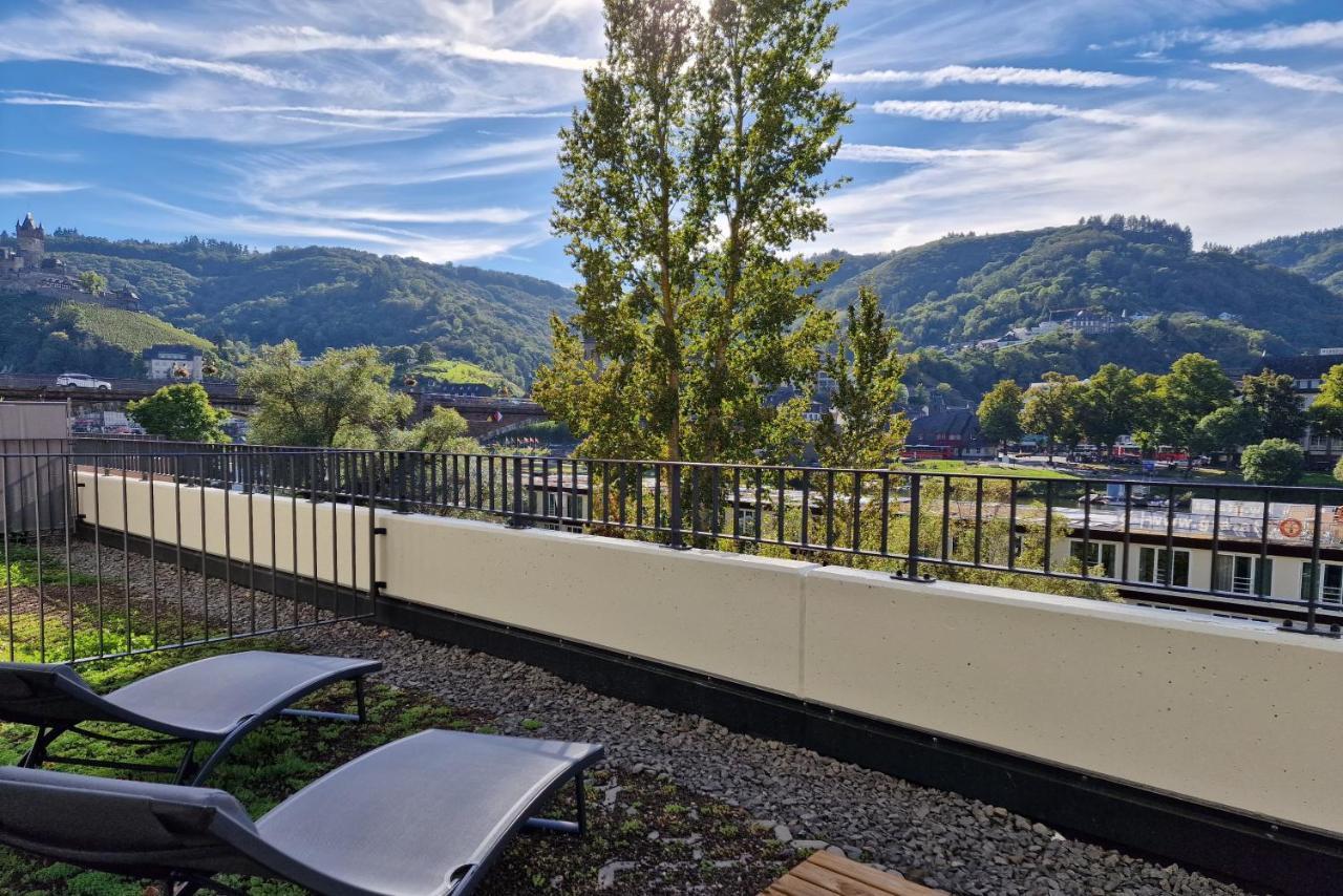 Vivamosel: Appartement Mit Mosel & Burgblick - Balkon - Parken - Aufzug - Fahrradraum Кохем Экстерьер фото